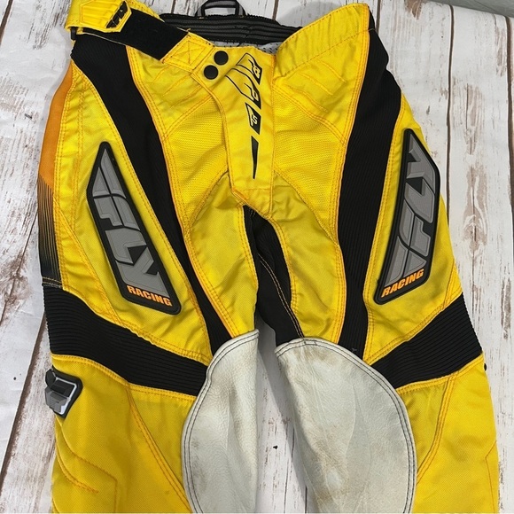 Fly Racing‎ Style 805 Pants Size 24 Yellow Black Dirtbike Motorcycle Riding - Picture 9 of 14